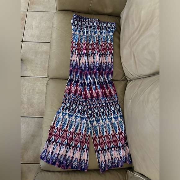 EUC CHICO’S Pastel Ikat Palazzo Pants - Picture 11 of 13